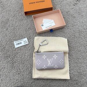 Louis Vuitton Light Gray Monogram Key Holder
